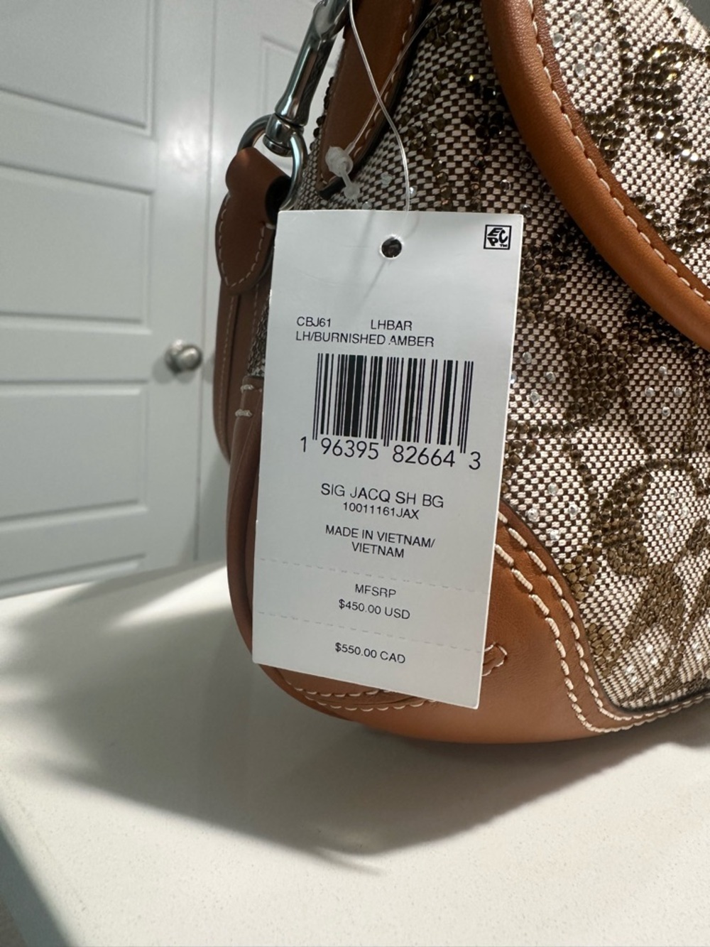 Coach Crystal Signature Jacquard Soho full size - Picture 4 of 10